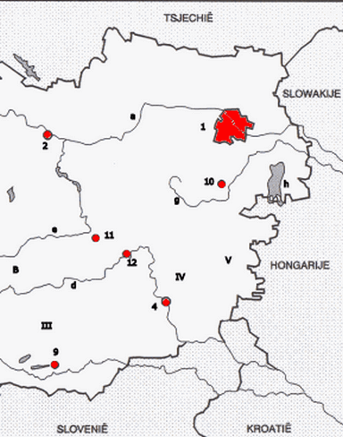 Topografiekaart Oostenrijk