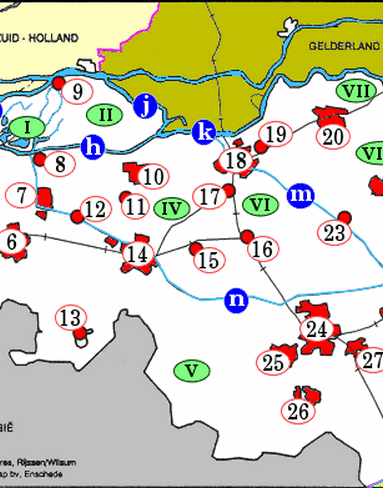 Topografiekaart Provincie Noord-Brabant