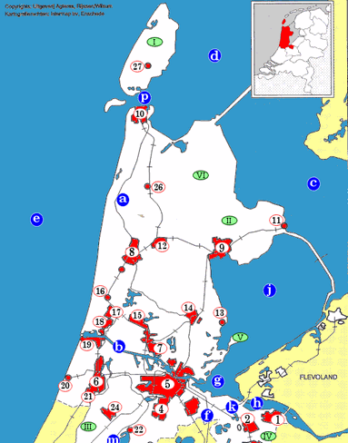 Topgrafiekaart Provincie Noord-Holland